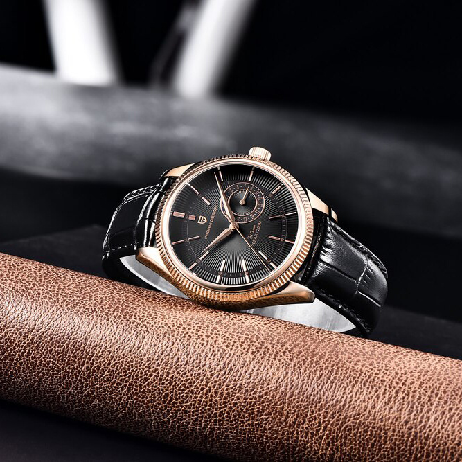 large Годинник чоловічий Pagani Design PD-1689 Gold-Black 0